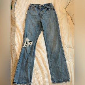 Abercrombie & Fitch 90’s straight ultra high rise jeans